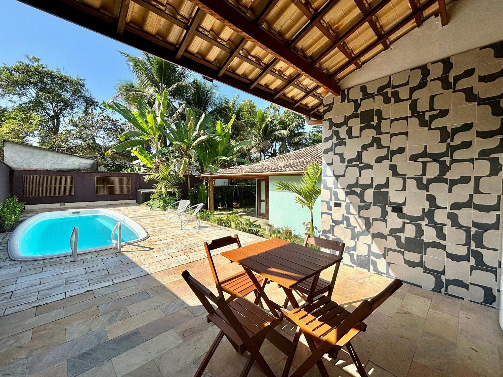 Linda Casa Ressaca 3 Quartos C/ Piscina Casa de férias Ubatuba